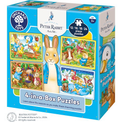 Orchard Toys  Peter Rabbit™ 4-in-a-Box Puzzles