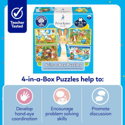 Orchard Toys  Peter Rabbit™ 4-in-a-Box Puzzles