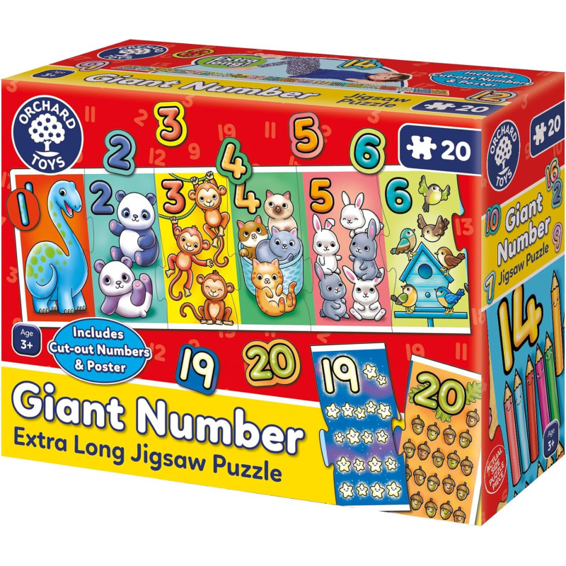 Orchard Toys Giant Number Floor Puzzle Orchard Toys Giant Number Floor Puzzle