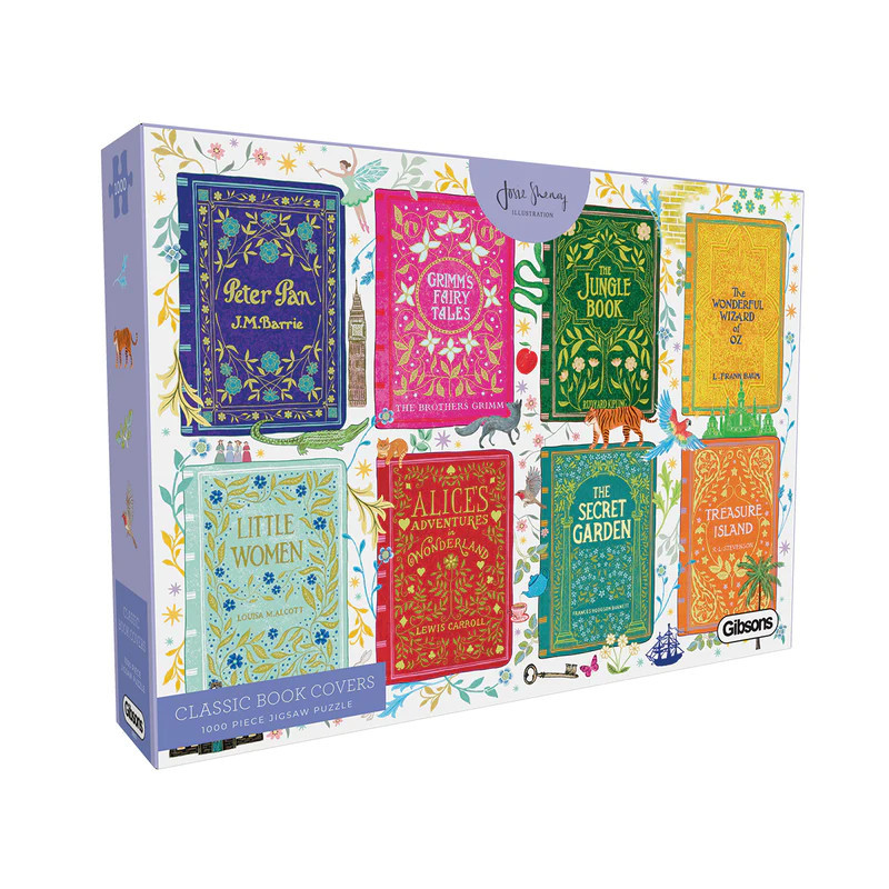 Gibsons 1000 pcs Jigsaw Puzzle Classic Book Covers Gibsons 1000 pcs Jigsaw Puzzle Classic Book Covers
