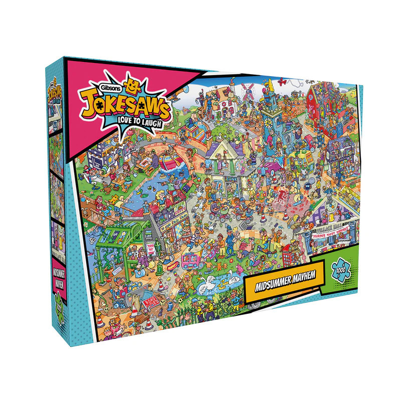 Gibsons 1000 pcs Jigsaw Puzzle   Jokesaws: Misummer Mayhem