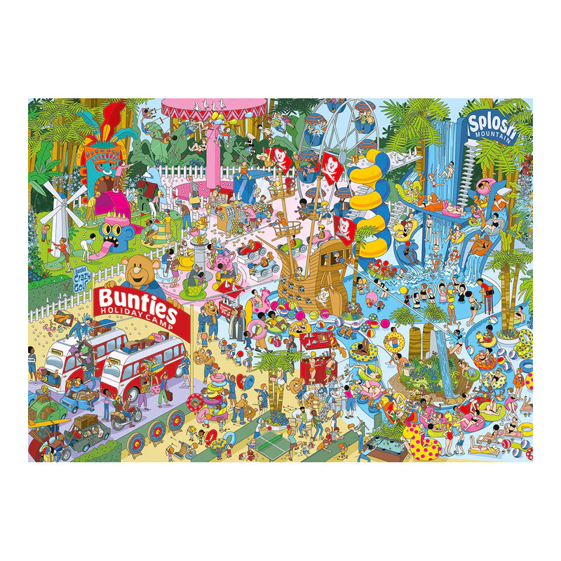 Gibsons 1000 pcs Jigsaw Puzzle   Jokesaws: Trouble in Paradise
