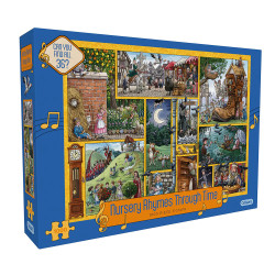 Gibsons 1000 pcs Jigsaw Puzzle   Nursery Rhymes Through Time