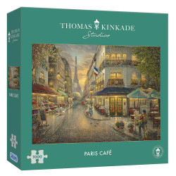 Gibsons Thomas Kinkade Paris Cafe 1000 Piece Jigsaw Puzzle