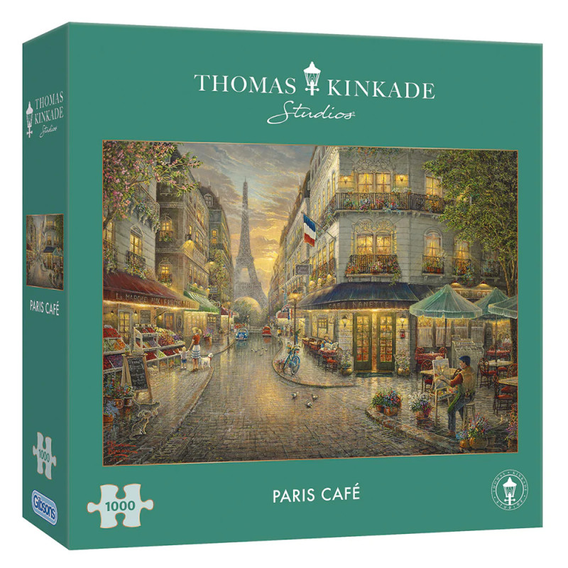 Gibsons Thomas Kinkade Paris Cafe 1000 Piece Jigsaw Puzzle Gibsons Thomas Kinkade Paris Cafe 1000 Piece Jigsaw Puzzle