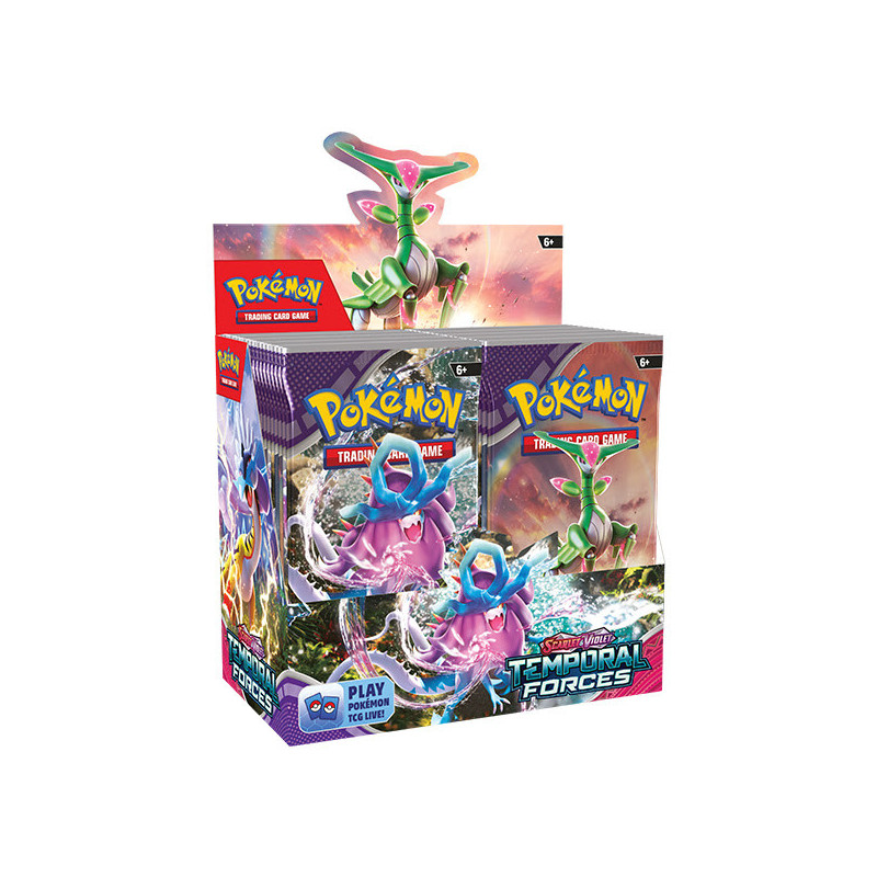 Pokémon TCG: Scarlet & Violet-Temporal Forces Booster Display Box (36 Packs)