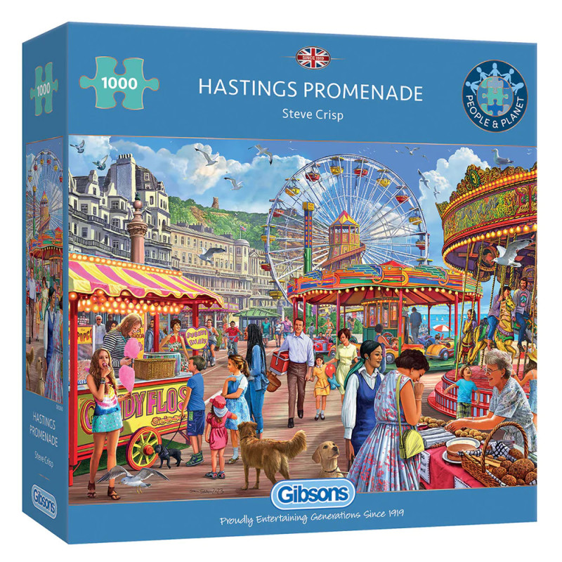 Gibsons 1000 pcs Jigsaw Puzzle Hasting Promenade Gibsons 1000 pcs Jigsaw Puzzle Hasting Promenade