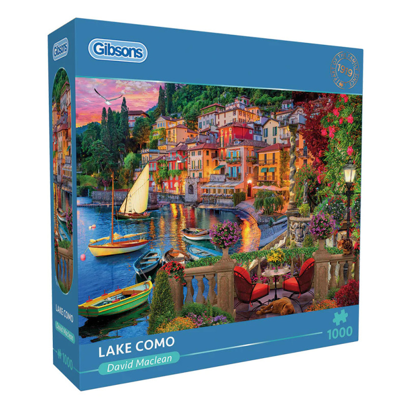 Gibsons 1000 pcs Jigsaw Puzzle Lake Como