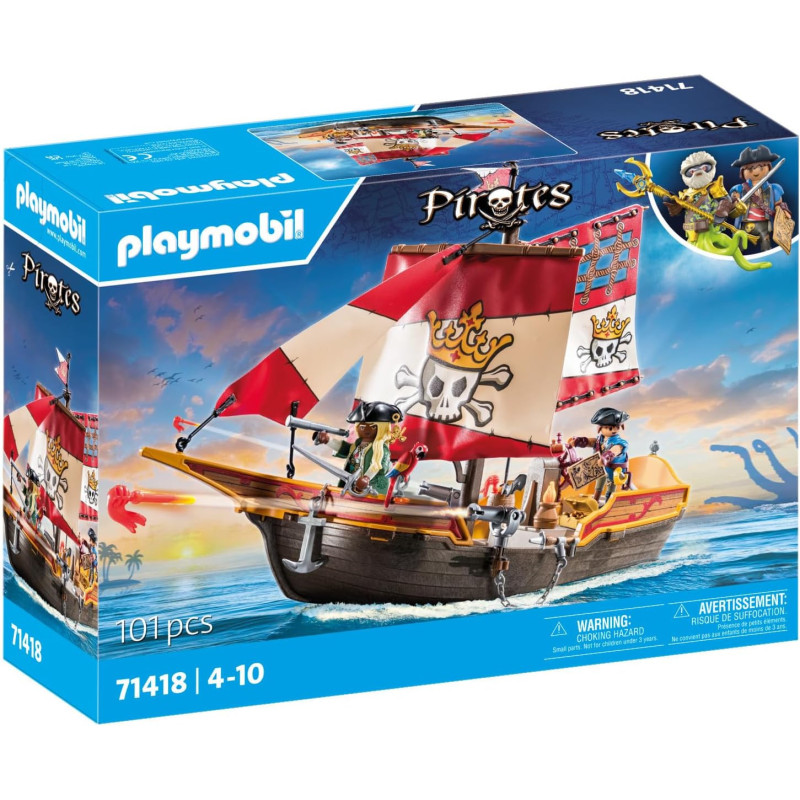 Playmobil Pirates Small Pirate Ship  71418