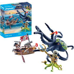 Playmobil Pirates Battle against the Giant Octopus 71419