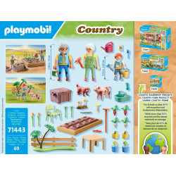 Playmobil Farm Vegetable garden with grandparents  71443
