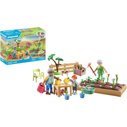 Playmobil Farm Vegetable garden with grandparents  71443