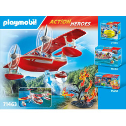 Playmobil Firefighting plane with extinguishing function   71463