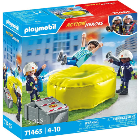 Playmobil Firefighter with air pillow 71465