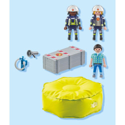 Playmobil Firefighter with air pillow 71465