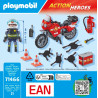 Playmobil 71466 Action Heroes: Motorcycle & Oil Spill Incident