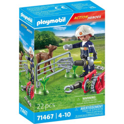 Playmobil Firefighters Animal Rescue  71467