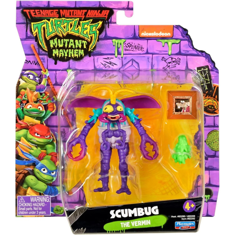Teenage Mutant Ninja Turtles Mutant Mayhem Scumbug Basic Action Figure Teenage Mutant Ninja Turtles Mutant Mayhem Scumbug Basic Action Figure