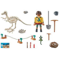 Playmobil Archaeological dig with dinosaur skeleton  71527