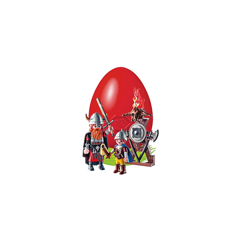 Playmobil Vikings with Shield Gift Egg 9209 Playmobil Vikings with Shield Gift Egg 9209