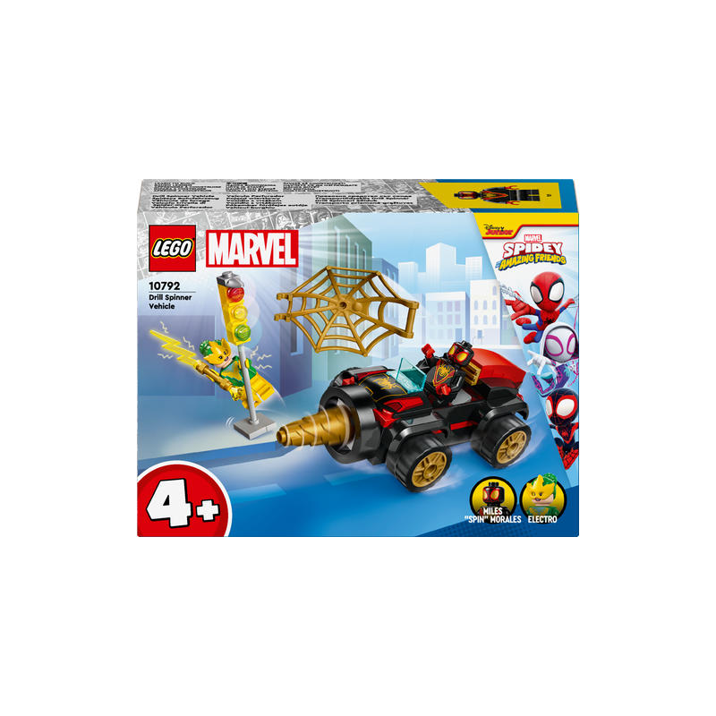 LEGO Marvel Spidey and his Amazing Friends Drill Spinner Vehicle 10792 LEGO Marvel Spidey and his Amazing Friends Drill Spinner Vehicle 10792
