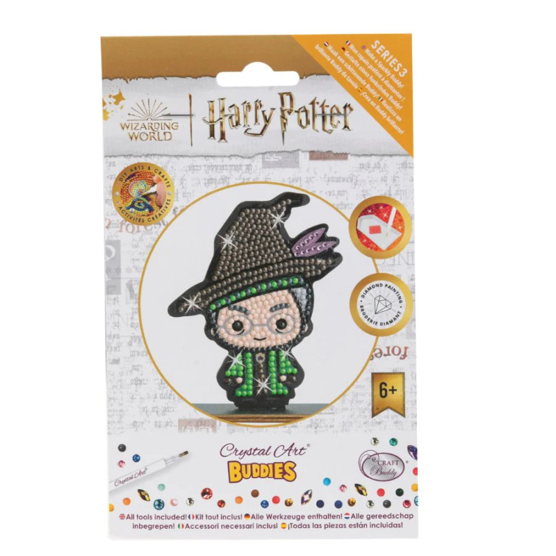 MINERVA MCGONAGALL CRYSTAL ART Harry Potter BUDDIES  SERIES 3