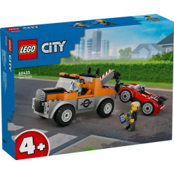 LEGO City Tow Truck and Sports Car Repair Toy Set 60435