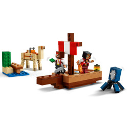 LEGO Minecraft The Pirate Ship Voyage Building Toy Set 21259