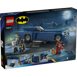 LEGO DC Batman with the Batmobile vs. Harley Quinn & Mr. Freeze, Car Toy, Super-Hero Vehicle Set