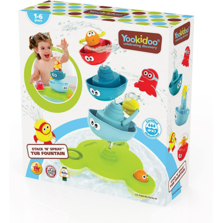 Yookidoo - Stack 'N' Spray Tub Fountain