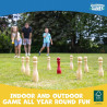 Grasshopper Games Wooden Skittles Bowling Set