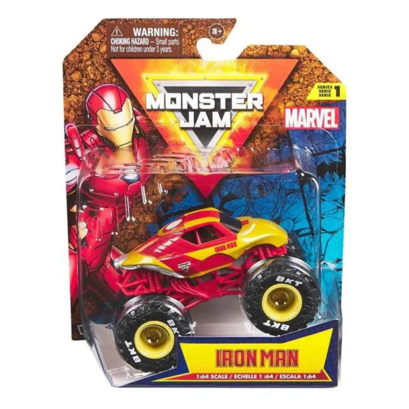 Monster Jam Marvel Die Cast Iron Man Monster Jam Marvel Die Cast Iron Man