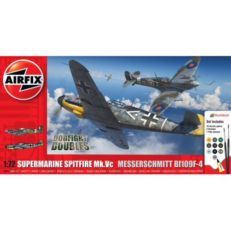 Airfix  A50194 Supermarine Spitfire Mk.Vc vs Bf109F-4 Dogfight Double