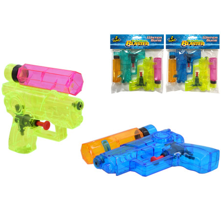 Transparent Water Pistols twin pack