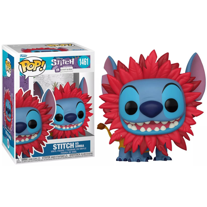 Funko Pop! Vinyl - Disney Lilo & Stitch -Stitch as Simba 1461 Funko Pop! Vinyl - Disney Lilo & Stitch -Stitch as Simba 1461
