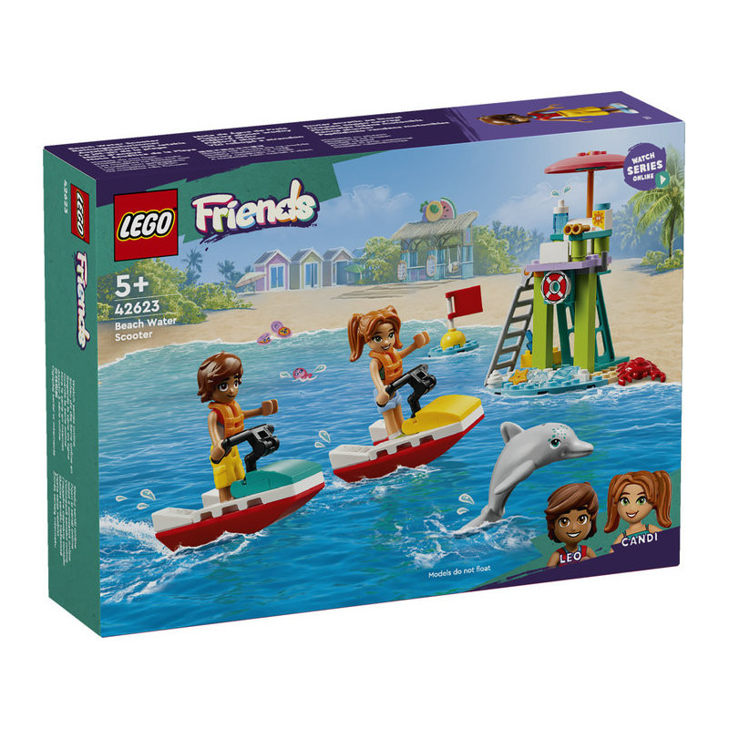 LEGO Friends Beach Water Scooter Toy Mini-Doll Set 42623 LEGO Friends Beach Water Scooter Toy Mini-Doll Set 42623