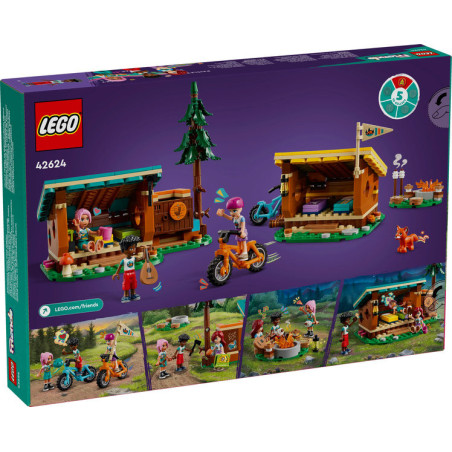 LEGO Friends Adventure Camp Cosy Cabins Building Toy 42624