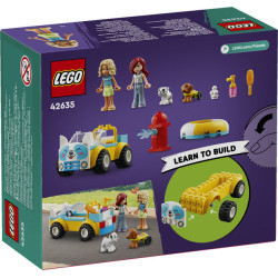 LEGO Friends Dog-Grooming Car Toy, Vehicle Playset, Animal and Nature Pretend Play Toy for 4 Plus Year Old