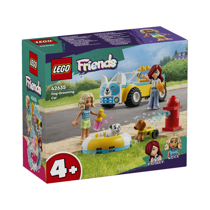 LEGO Friends Dog-Grooming Car Toy, Vehicle Playset, Animal and Nature Pretend Play Toy for 4 Plus Year Old LEGO Friends Dog-Grooming Car Toy, Vehicle Playset, Animal and Nature Pretend Play Toy for 4 Plus Year Old