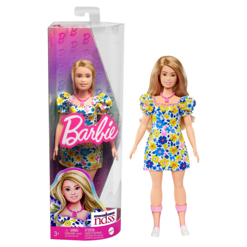 Barbie Fashionistas Doll - 208 Floral Outfit National Down Syndrome Society Barbie Fashionistas Doll - 208 Floral Outfit National Down Syndrome Society