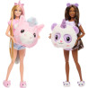 Barbie Cutie Reveal Slumber Party Gift Set, 2 Dolls with Surprises and Accesories