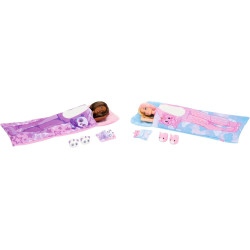 Barbie Cutie Reveal Slumber Party Gift Set, 2 Dolls with Surprises and Accesories