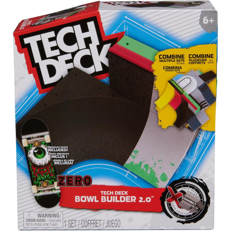 Tech Deck Bowl Builder 2.0 X-Connect Park Creator Customizable and Buildable Ramp Set