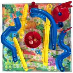 Dino Edition 3D Snakes and Ladders Dinosaurs