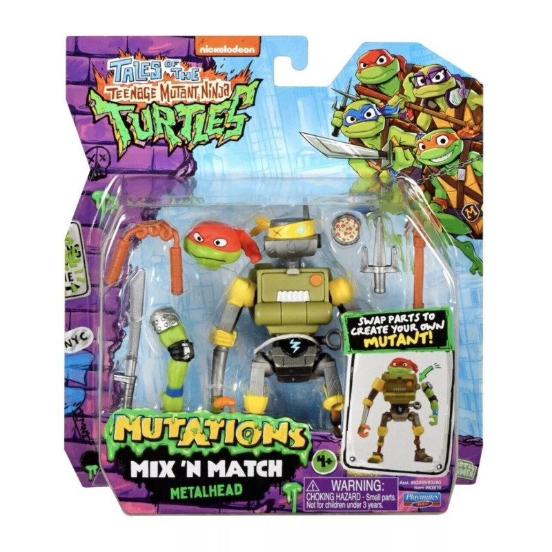 Tales of Teenage Mutant Ninja Turtles: Mutations Mix and Match 4.5-Inch Metal Head Tales of Teenage Mutant Ninja Turtles: Mutations Mix and Match 4.5-Inch Metal Head
