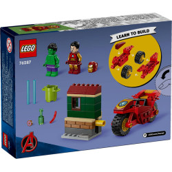LEGO Marvel Iron Man with Bike and The Hulk Set 76287