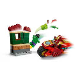 LEGO Marvel Iron Man with Bike and The Hulk Set 76287