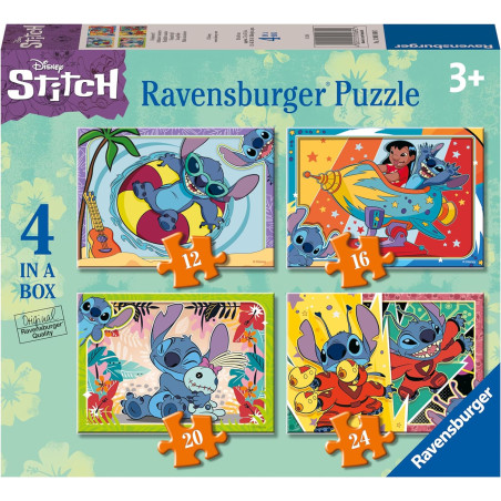 Disney Stitch Ravensburger Jigsaw Puzzles 4 in a box