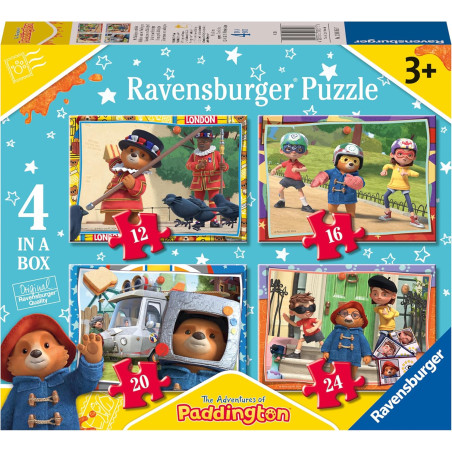 Ravensburger The Adventures of Paddington Bear 4 in a Box Puzzles