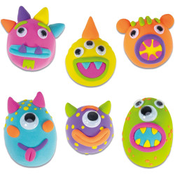Galt Monster Magnets - Air Drying Clay Modelling Craft Kit for Kids